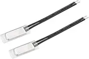 uxcell KSD9700 Thermostat, 50℃ Normally Open Temperature Switch Thermal Switch, N.O 5A Metal Temperature Controller 2pcs