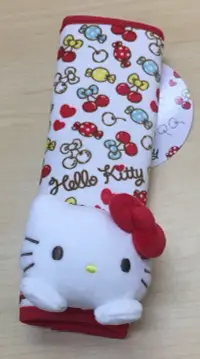 在飛比找樂天市場購物網優惠-大賀屋 日貨 HELLO KITTY 車用安全帶套 車用品 