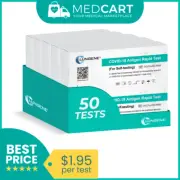 50 Tests 10 x 5 Pack Clungene Rapid Antigen Test Kits - [04/2026 exp] COVID-19