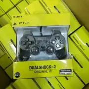 Sony Playstation 2 PS2 Wired / Wireless Controller Black Brand AU