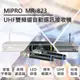 MIPRO │ MR-823 UHF雙頻道自動選訊接收機