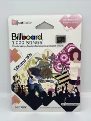 New Sandisk Sansa Slot Radio Billboard 80s and 90s SR Music Card 1000 Songs