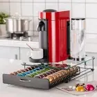 Rice Rat Coffee Vertuo Capsule Holder Drawer Nespresso with Glass Cabinet Vertuo