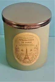 Bath & Body Works SPRINGTIME IN PARIS Single Wick Candle 8 oz New