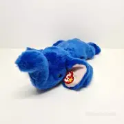 VTG TY Beanie Buddies Peanut the Elephant Royal Blue Plush Toy Stuffed Animal