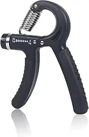 AIMALL Adjustable Resistance Hand Grip Strengthener: Forearm Exerciser and Gripper Trainer for 5-60Kg Tension, Ideal for Fitness, Rehabilitation, Athletes, Musicians