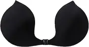 [Hiliby] Women Lift Sticky Bra Breathable Strapless Front Button Bra Adhesive Push Up Silicone Bras for Wedding Party Backless Dress Women Bras Plus Size Push up