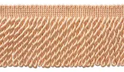 Peach Pink 3" Bullion Fringe Trim Victorian Lace [27 Yards]
