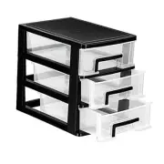 Three-Layer Storage Rack Organizer Furniture Plastic Drawer Type Closet