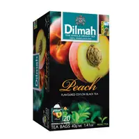 在飛比找松果購物優惠-dilmah 帝瑪 水蜜桃口味紅茶 茶包 2g*20入/盒-