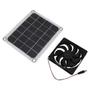US 10W Solar Panel Exhaust Fan Waterproof Solar Powered Attic Ventilator For Pet
