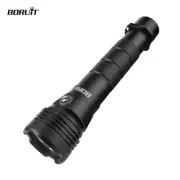 BORUiT Scuba Diving LED Headlamp Head Torch Dive Light 200m Flashlight Headlight