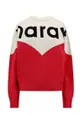 Cotton sweatshirt with logo print - ISABEL MARANT - Pink