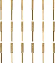 18pcs High Hardness Diamond Chainsaw Sharpener- Titanium Plated Burr Stone File in 3 Size Diamond Sharpening Wheels Chainsaw File for Chain Saw Stone Jewelry Wood (5/32'', 3/16'', 7/32'')