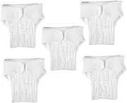 Ipetboom Reusable Nappies Pack Cotton Diaper Inserts Gentle Wash Washable Nappy Pads