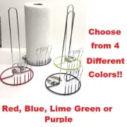 Wire Paper Towel Holder Kitchen Non Slip Stand Home Office Fork Spoon Knife