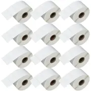 12Rolls 2x1 Direct Thermal 1300 Labels for Zebra Eltron 2844 ZP450 ZP500 ZP505