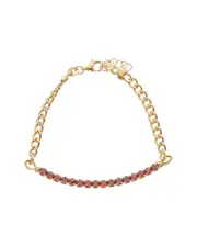 Meshmerise 18K Over Silver 1.50 ct. tw. Citrine Bracelet