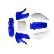 Blue Plastics KIT for Kawasaki KLX110 KX65 DRZ110 Dirt Bike Atomik 110cc 140cc