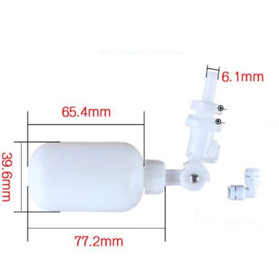 Electronic Floating Ball 6.35MM PE Pipe Liquid Level Sensor Switch
