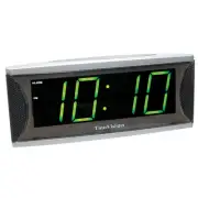 Super Loud Alarm Clock with 2 Inch Green LED, Large Numbers, Low Vision, Loud