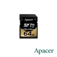 在飛比找momo購物網優惠-【Apacer 宇瞻】64GB SD UHS-II U3 V