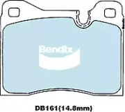 Bendix Front General CT Brake Pad Set for Bmw 525 E12 2.5L PETROL M30B25 1974 - (for: BMW)