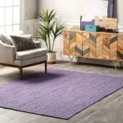 Handmade Jute Braided Area Rug Non Slip Modern Bedroom LivingFloor Carpet Mat