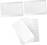 12pcs Credit Card Magnifying Ruler Portable Magnifier with Magnification for Easy Reading Measurement and Detail Inspection for Seniors and Everyday Use