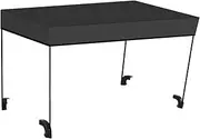 Perfk Awning Canopy Wagon Sun Shades Cover Equipment with Rods for Folding Wagon Cart Handcart Sunshades for Picnic Stroller Camping