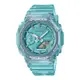 寶儷鐘錶 CASIO G-SHOCK GMA-S2100SK-2A 縮小版農家橡樹 八角形 雙顯 半透明藍色 公司貨