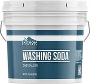 All-Natural Washing Soda (1 Gallon (9 lbs)) by Earthborn Elements, Soda Ash, Sodium Carbonate, Laundry Booster, Non-Toxic, Hypoallergenic