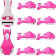 Ipetboom 10pcs Manual Eyelash Curlers Portable Dual Color Eyelash Curling Tool Sturdy and Gentle Lash Curlers for Women for Natural Curling Effect