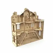 1:12 Large Frozen Ice Crystal Palace Dollhouse 77cm Great Kids Gift Home Decro