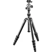 Gitzo Traveler Series 1 Carbon eXact 5 Section Carbon Fiber Tripod w/ Center Ball Head | Black