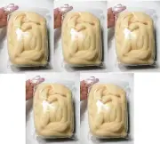 HR021-500 MOREZMORE YELLOW FLESH 500g Merino Wool Roving for Needle Felting