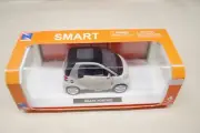 NewRay Tan and Black Smart Car for two 71036 1:24 Scale