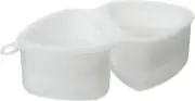 White Sushi Mold Rice Ball Maker Triangle White Non Stick Made in Japan S-1761