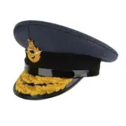 WW2 British RAF Visor Cap Upholstered Royal Air Force Officer Hat Handmade Repr