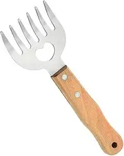 Stainless Steel BBQ Meat with Bottle Opener Durable Meat Shredder for Pulled Pork Chicken Beef and Safe Long Handle for Easy