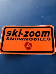 1-Vintage Remake ski-zoom Sticker (New Vinyl). 4” X 7”
