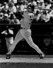 Larry Walker Colorado Rockies bats 1990s Old Photo