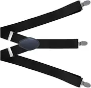 [Generic] Men's Y-Shaped Suspenders - Men's Y-Shaped Three-Clip Suspenders - Moderate Width Heavy Duty Suspenders for Formal Occasions, Business Meetings, Casual Occasions