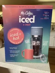 Mr Coffee Single-Serve Iced and Hot Coffee Maker W/ Reusable Filter and Tumbler