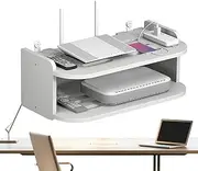 Wifi Router Shelf,Multi Layer Wireless Router Holder - No Drill Wireless Router Heat Dissipation Rack, Multifunctional Storage Rack For Set-top Boxes, Routers, Game Consoles