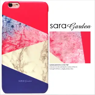 【Sara Garden】客製化 手機殼 蘋果 iphone5 iphone5s iphoneSE i5 i5s 韓風 拼接 桃紫 大理石 保護殼 硬殼