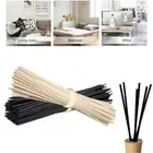 100Pcs Black/White/Wood color Fiber Reed Diffuser Sticks Home Decoration