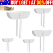 Metal Bifold Folding Door Lock Children Protection for Storage Room White New