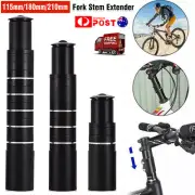 Bike Fork Stem Extender Bicycle Handlebar Riser Adapter MTB Bike Bicycle AU NEW
