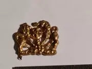 Wood Ship Model Fittings Parts Gilt metal Hull Decor 22mm x 32mm